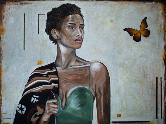 Lara Sayegh, Contemporary Artist, Metamorphosis, oil painting on canvas 